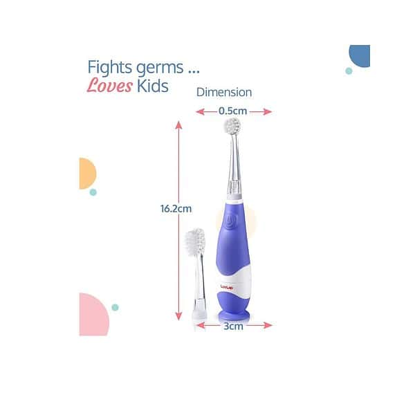 LuvLap Hippo Joy Baby Sonic Tooth brush - LXINDIA.COM