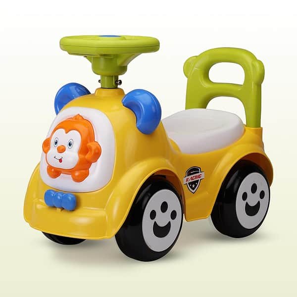 LuvLap Sunny Ride on and Car for Kids with Music Yellow a - LXINDIA.COM