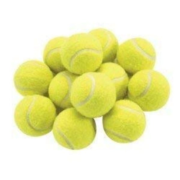 M Art Cricket Tennis Ball Light Weight Pack Of 10 Rubber Green 1 - LXINDIA.COM