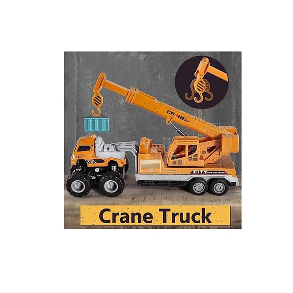 MANAKI ENTERPRISE 143 Metal Head Construction Crane Truck Toys A - LXINDIA.COM