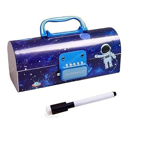 MANAKI ENTERPRISE Suitcase Style Password Lock Pencil Case For Kids - LXINDIA.COM