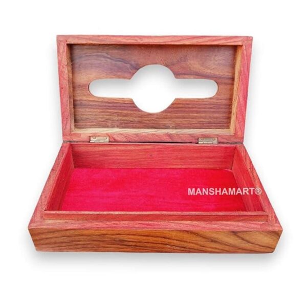 MANSHAMART Wooden Tissue Paper Box Napkin Holder Dispenser 3 - LXINDIA.COM