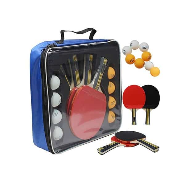 MAPOL Ping Pong Paddle Set 4 Professional Table Tennis Rackets - LXINDIA.COM