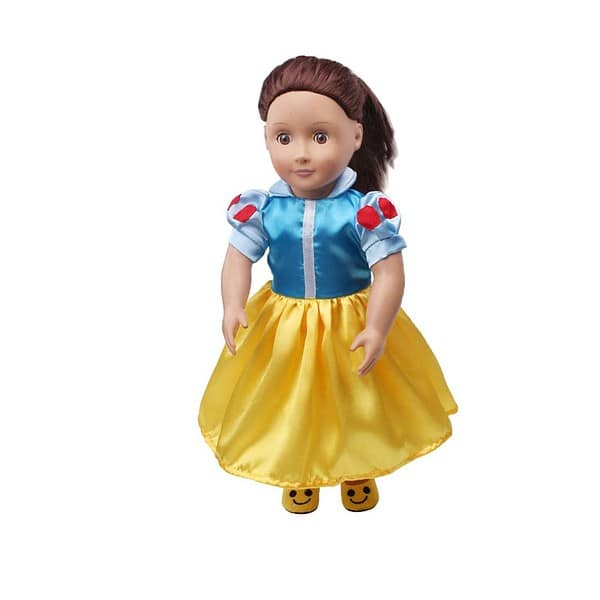 MERISHOPP Lovely Snow White Dress American Doll 2 - LXINDIA.COM