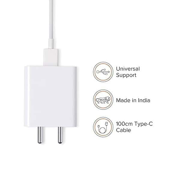 MI 33W Soniccharge 2.0 USB Charger with Type C Cable1 - LXINDIA.COM