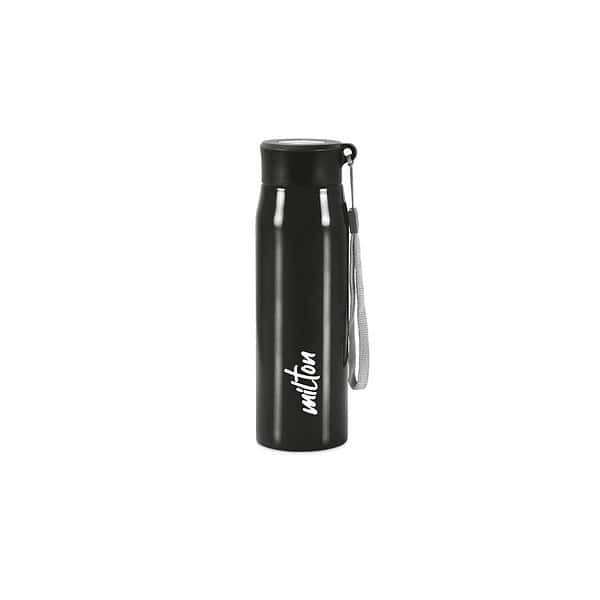 MILTON Handy 650 Stainless Steel Water Bottle Black - LXINDIA.COM