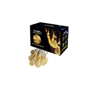 MIRADH String Lights Moroccan Ball Multicolor 11ft 14LED Golden Bulb - LXINDIA.COM