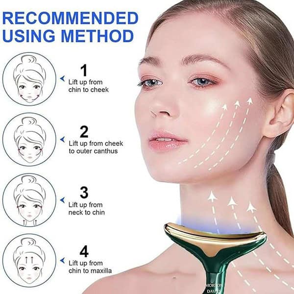 MORTON DAVIES 3 in 1 Anti Wrinkles Face Neck Eyes Massager 2 - LXINDIA.COM