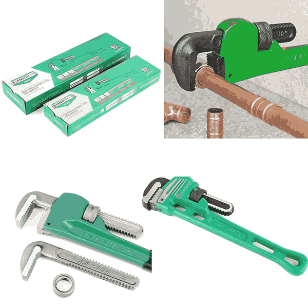 Malfah Pipe Wrench Europian Heavy Duty Adjustable Plumbing Wrench2 - LXINDIA.COM