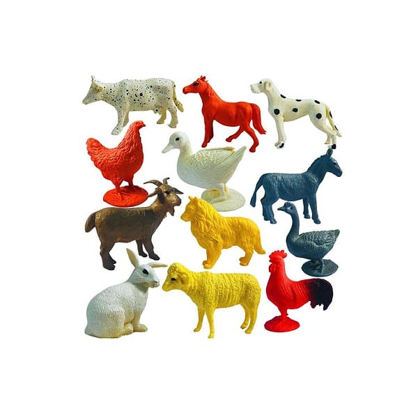 Mallexo Realistic Domestic Animals Toys Set for Kids 12 pcs - LXINDIA.COM