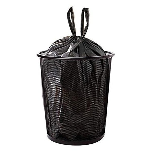 Mezzotek Metal Mesh Round Dustbin for Waste Black 1 - LXINDIA.COM