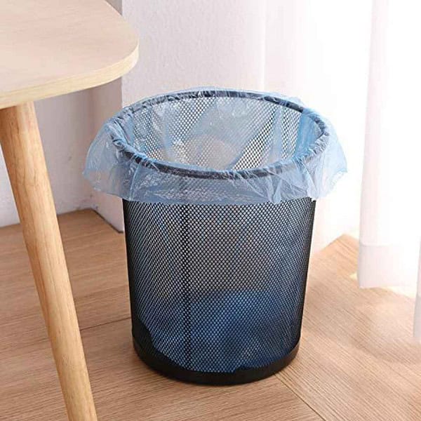 Mezzotek Metal Mesh Round Dustbin for Waste Black 3 - LXINDIA.COM