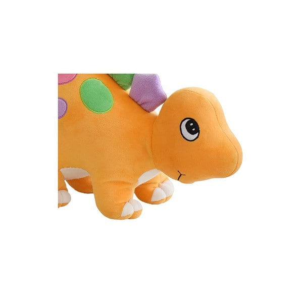 Mirada Super Soft Orange Dinosaur Soft Toy A - LXINDIA.COM