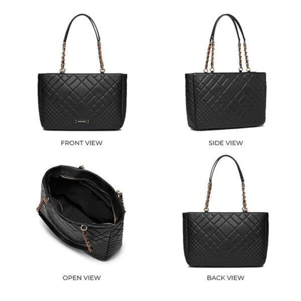 Miraggio Viola Quilted Tote Bag for Women 3 - LXINDIA.COM