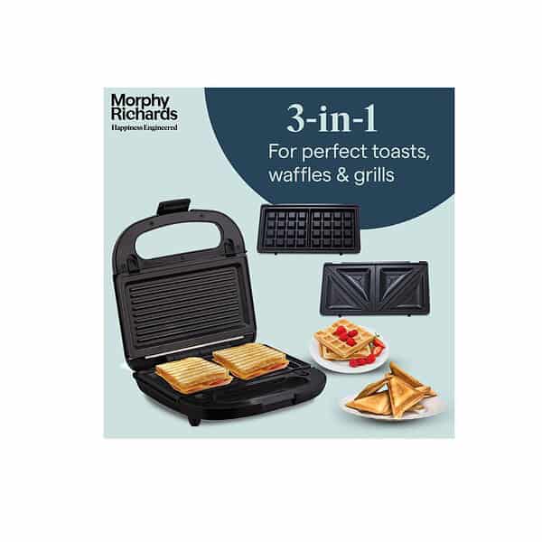 Morphy Richards 3 IN 1 750 Watt Toster c - LXINDIA.COM