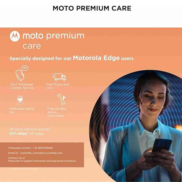 Motorola Edge 40 Neo 5G 12GB RAM 256GB Storage Peach Fuzz2 - LXINDIA.COM