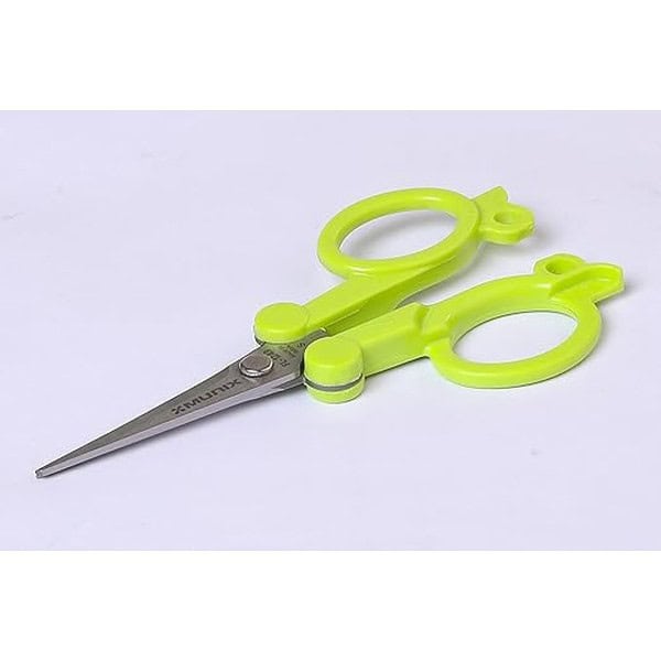 Munix Stainless Steel Foldable Scissors Pack of 3 Color May Vary3 - LXINDIA.COM