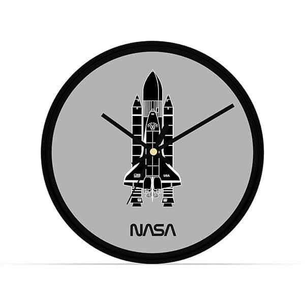 NASA Sketch Clock Aprroved Design by NASA Wall Grey - LXINDIA.COM