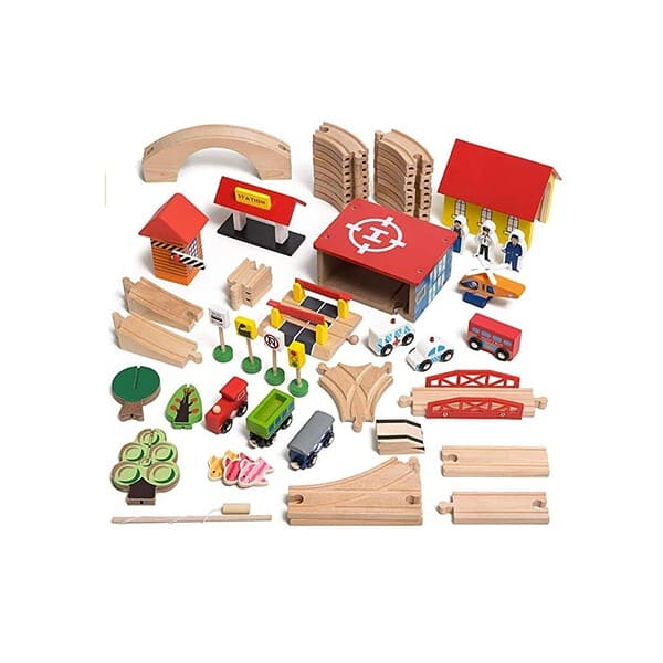 NESTA TOYS Train Track 69 Pieces 3 - LXINDIA.COM