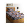 NEW LEAF Glace Cotton Black Cotton Single Bedsheets - LXINDIA.COM