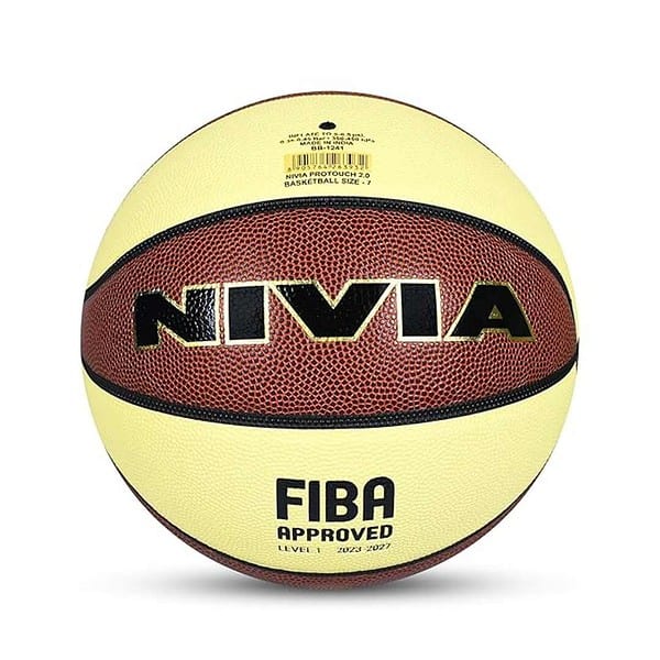 NIVIA Pro Touch 2.0 Basketball 8 Panel Composite Leather for Men Size 7 Multicolor - LXINDIA.COM