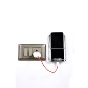 NNIDHI Stainless Steel Wall Mounted Mobile Charging Stand - LXINDIA.COM