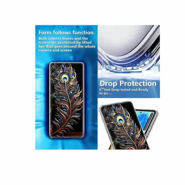 Nainz Soft Silicon Printed Designer Mobile Back Cover for Samsung Galaxy M55s 5G - LXINDIA.COM