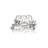 Neelam Stainless Steel Premium Dinner Set Set of 61 Pcs - LXINDIA.COM