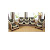 Nendle Luxurious Cotton 5 Seater Sofa Cover 6 PiecesBlack 1 1 - LXINDIA.COM