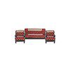 Nendle Luxurious Cotton 5 Seater Sofa Cover 6 PiecesMaroon 1 - LXINDIA.COM