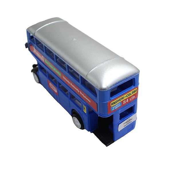 Neoinsta Big Size Non Electric Double Decker London Bus Blue c - LXINDIA.COM