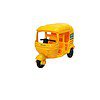 Neoinsta Friction Powered Bump and go Plastic Body auto Rickshaw Yellow - LXINDIA.COM