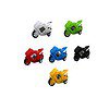 Neoinsta Mini Pull Back Plastic Racing Speeder Bikes Pack of 6 - LXINDIA.COM