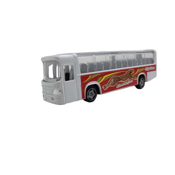 Neoinsta Plastic Pull Back School Bus White - LXINDIA.COM