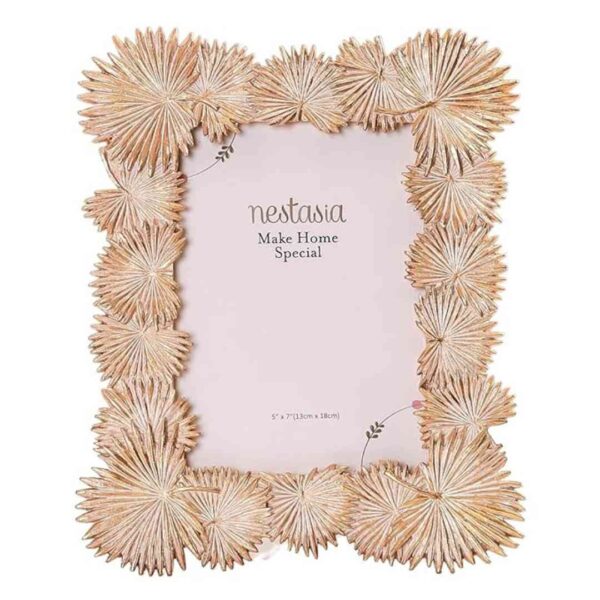 Nestasia Palm Leaves Decorative Frame Gold Large 11X8.5 1 - LXINDIA.COM