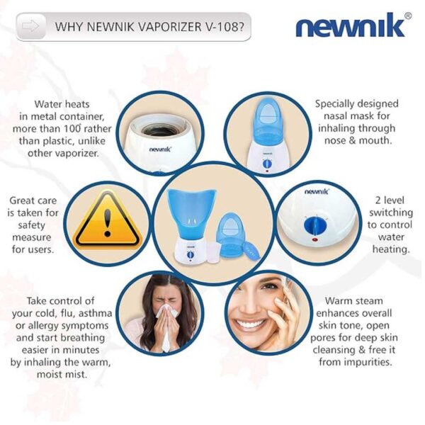 Newnik V108 Facial Vaporizer and steamer2 - LXINDIA.COM