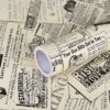 Newspaper Contact Paper Vintage Peel and Stick Self Adhesive Wallpaper - LXINDIA.COM