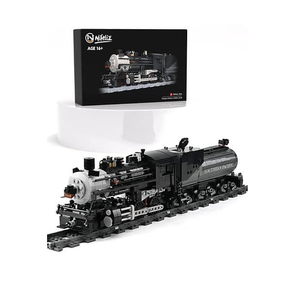 Nifeliz CN5700 Steam Train Building Kit 1136 PCS - LXINDIA.COM