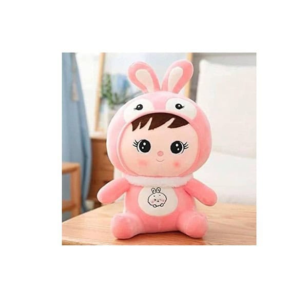 Niku Super Soft Plush Doll Toy with Rabbit Ear Pink - LXINDIA.COM