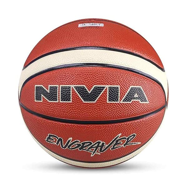 Nivia Engraver 14 Panel Soft Rubberized Moulded Indoor Basketball for Men Size 7 - LXINDIA.COM