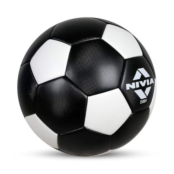 Nivia Football Football PU Football 32 Panels Size 5 Black 2 - LXINDIA.COM