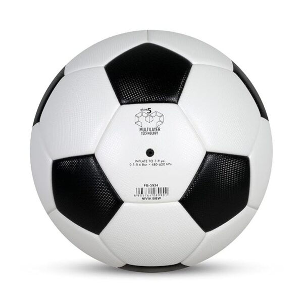 Nivia Football Football PU Football 32 Panels Size 5 Black and White 1 - LXINDIA.COM