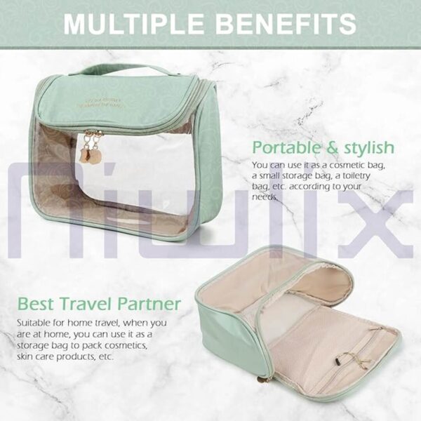 Niwlix Travel Makeup Pouch Cosmetic Organizer 1 - LXINDIA.COM