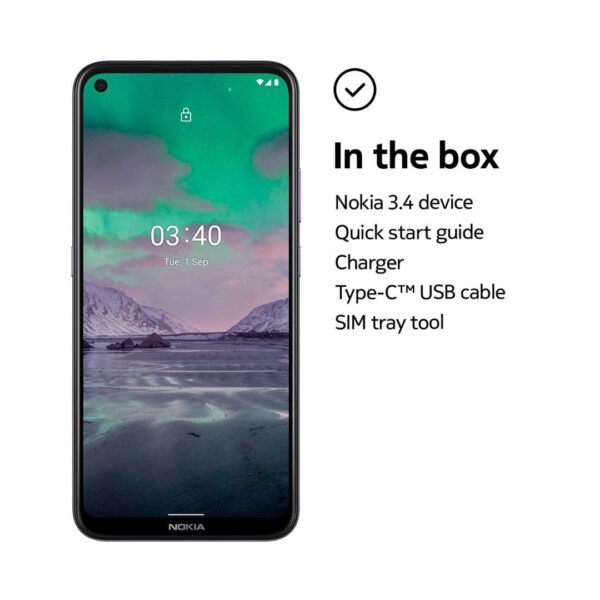 Nokia 3.4 Dusk 4GB RAM 64GB Storage Purple4 - LXINDIA.COM