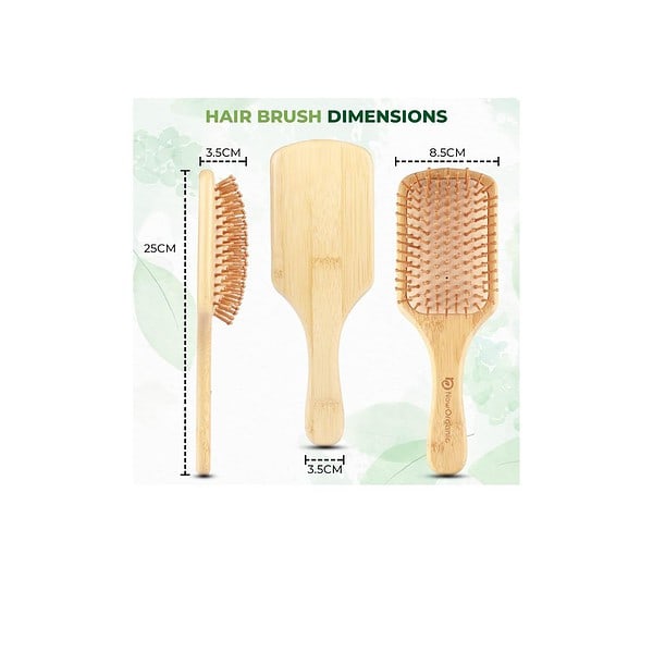 Now Organic hair brush Rectangular C - LXINDIA.COM