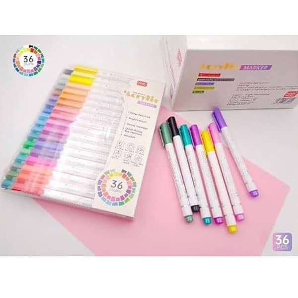 OOTORO 36 colors Sketch Pen Set - LXINDIA.COM