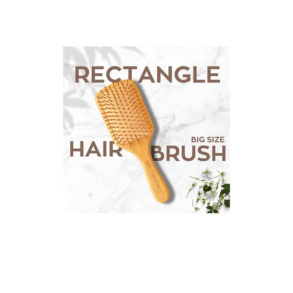 OROSSENTIALS Neem Hair Brush Rectangle Big A - LXINDIA.COM