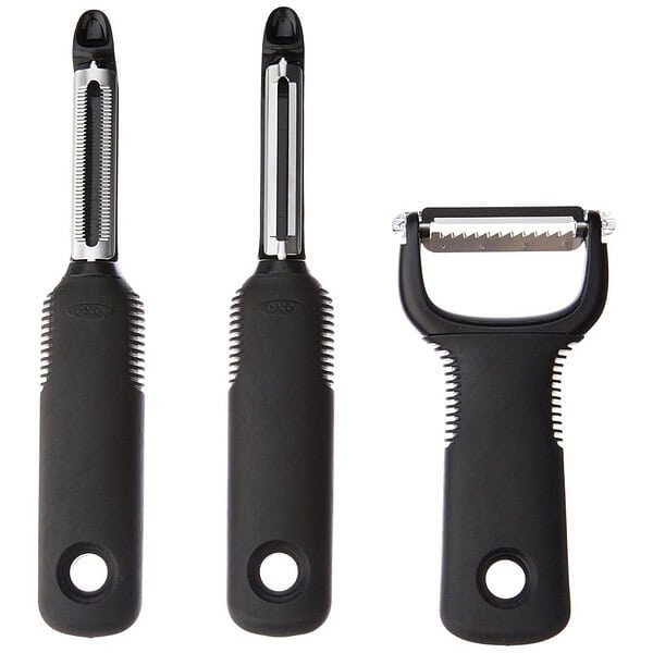 OXO Good Grips 3 Piece Peeler Set Black - LXINDIA.COM