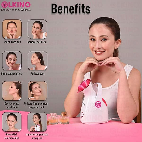 Olkino Steamer for Cough Vaporizer Steamer For Face Steam3 - LXINDIA.COM