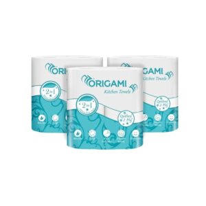 Origami 2 Ply Kitchen Tissue Paper Roll Pack of 6 - LXINDIA.COM